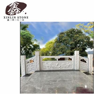 China Modern Granite Stone Bridge Railing Statue Stone Carving Stone Figure G602 G603 G654 White Black Gray Granite for sale