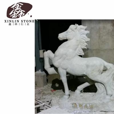 China Modern White Black Gray Granite Horse Granite Brown White Granite Or Marble Stone Statue G602 G603 G654 for sale