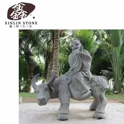 China Garden White Black Gray Granite In Modern Chinese Ancient Statue Figure G602 G603 G654 Character Stone Sculpture Decoration for sale