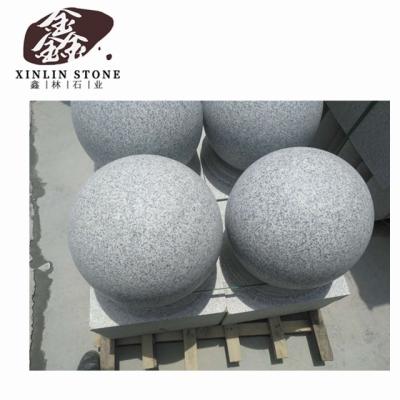 China China Good Quality Garden Park Granite Stone Round Garden Round White Gold Spherical Modern Stone Balls Stone Spheres for sale