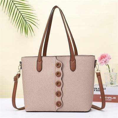 China Fashion good quality women big handbags ladies fashion shoulder leather tote bag waterproof luxury handbag for sale