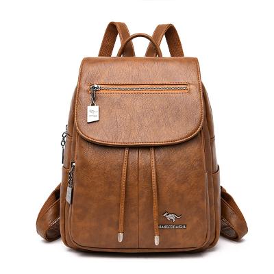 China Portable Ladies Leather Backpacks For Adults Trending Rucksack 2022 Backpack for sale