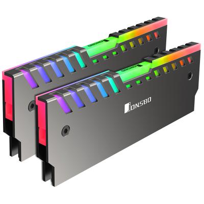 China NC-2 2pcs RAM Memory Radiator High Quality Aluminum Support Cooler Support Heatsink 12v RGB Color Aluminum Alloy Desktop Cooler for sale