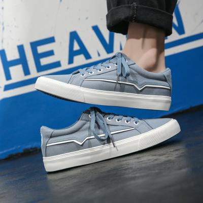 China fashion trend sh11816a spring autumn 2022 men's shoes new fashion sneakers lace-up canvas shoes wholesale for men for sale