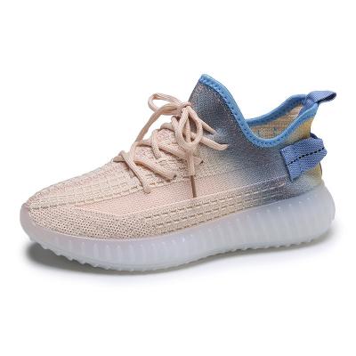 China New Fashion Trend Women's Sneakers Light Weight Mesh Running Fitness Shoes Breathable SH11460a for sale