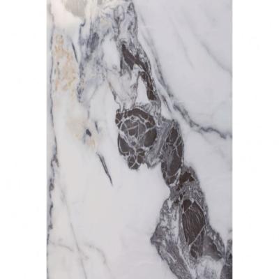 China 2021 Factory Price Waterproof Furniture Big Beauty White Marble Porcelain Tile Agglomerated Stone Slabs for sale