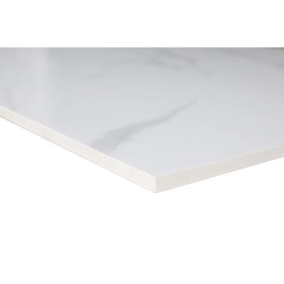 China Waterproof Furniture Stone Material Super Thin Artificial Thin Sinter White Slab For Table Countertops for sale