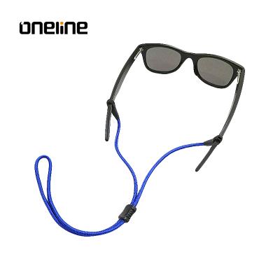 China Durable Customize Logo Light Nylon Sports Sunglasses Glass Rubber Rope for sale