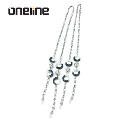 China Hot Selling Skid Resistance Sun-glass Rope Fashion Metal Eyeglass Chain Chain for sale