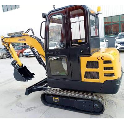 China Manufacturing Plant FREE SHIPPING EPA Engine Mini Excavators 2.2Ton Multifunctional Minibagger Farm Used New Crawler Digger Mini Excavators Machine for sale