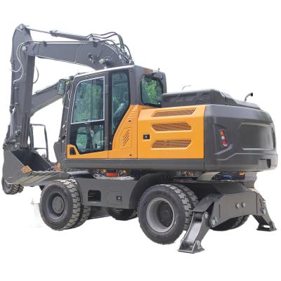 China Home Garden Construction China Manufactory Used Wheel Excavator For Sale for sale