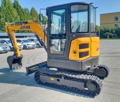 China Hotels JH8035 3.8ton  factory  price high quality with kubota engine mini crawler excavator with side boom for sale