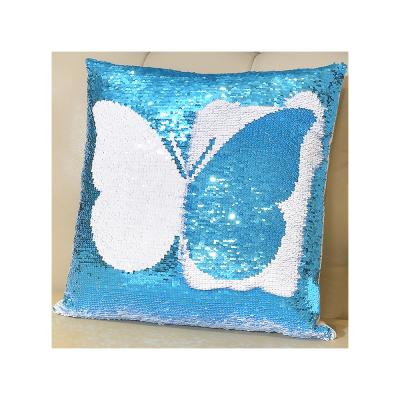 China Factory Price Air Permeable Pillow Case Manufacturer-Supplier Square Plain Sequin Cushion for sale