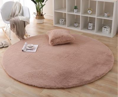 China Warm Soft White Anti-Slip Faux Fur Living Room Rug 2021 Sale Rug Rabbit Fur Blanket for sale