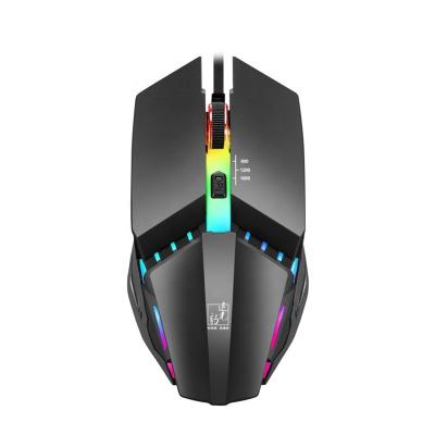 China OEM New Best K3 Programmable Ergonomic Gaming 6D Led RGB Optical Drivers USB PC Gaming White Breathing Mouse for sale