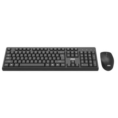 China Cheapest Waterproof KM210 Aoc 2.4G USB Wireless Optical Keyboard and Mouse Combo For PCHot Selling Products for sale