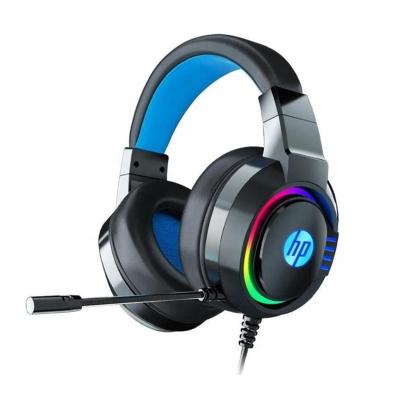 China Wholesale Original In-Ear DHE-8003 H-P Headphone Wired Noise Microphone USB Canceling Pro Gaming Headphones RGB Cool Design for sale