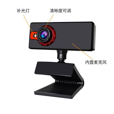 China Laptop HD Webcam Driverless Hd 720p USB Video External Microphone Teaching Conference 666-777 for sale