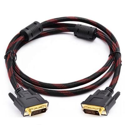 China Hot Sale 1.5M Gold Plated COMPUTER Male to Male 1080P DVI 24+1 Pin DVI Cable for sale