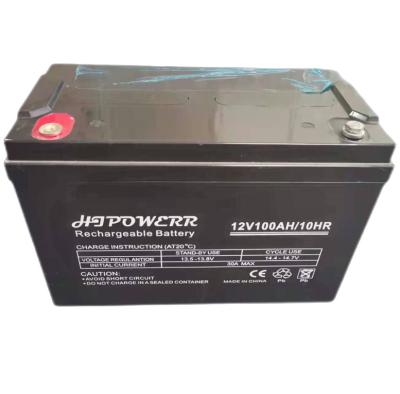 China 12V100AH ​​Solar Lead Acid Battery 12V70AH Starter Lead Acid Battery For 12V70AH Solar Power System for sale