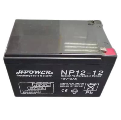 China toys battery 12V12AH deep cycle sealed lead acid AGM battery ups12V12AH for sale