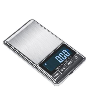 China Mini Electronic Digital Scale Weight Balance Pocket LCD Jewelry Gram Weigh Scale (Silver-200g/0.01g) 5.91 x 4.72 x 0.79 in for sale