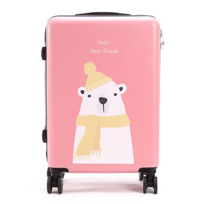 China ABS 22in 24in 26in Cartoon Hardshell Spinner Luggage 20in , Carry-on Luggage for sale