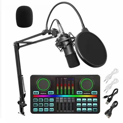 China Cheap Podcast Xlr BOM 700 Fujian Microphone Desktop Live Streaming Mixer Professional Sound Board for sale