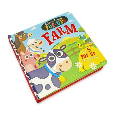 China Board Book Printing Quality Assurance Pop Up Board Books Cheap Children Kids Book Printing Children Hard Cover Book Printing for sale