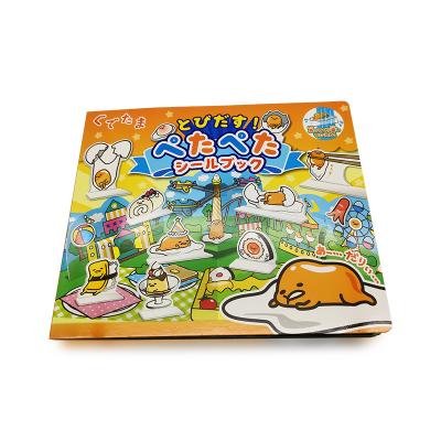 China Board Book Printing Reusable Kids Book Child Color Printing Sticker Books High Quality Brand New Sticker Book For Kids for sale