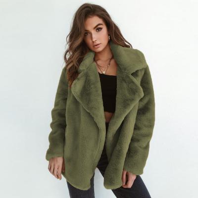 China 2021 Breathable Faux Fur Teddy Jacket Women New Fashion Begonia Teddy Coat Women Jackets Style Clothing Faux Fur for sale