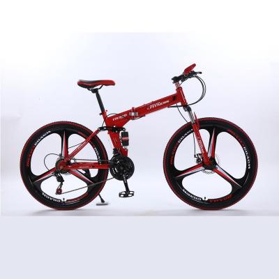 China Double High Carbon Steel Folding Disc Brake High Carbon Steel Bikes 20 24 26 29 Inch Mountain Bike Wholesale Bicycles for sale