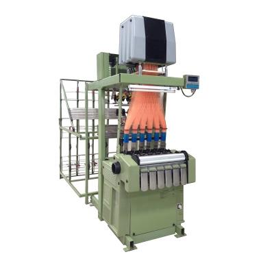 China Cloth Narrow Tape And Fabric Automated Jacquard Woven Elastic Band Weaving Machine Elastic Underwear Tape Making Machine for sale