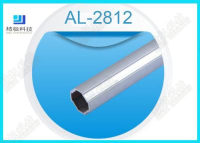 China Surface Oxidation Treatment Aluminum Alloy Pipe 6063-T5 Thickness 1.2mm Sliver for sale