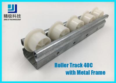 Cina Il tipo struttura del trasportatore a rulli del cursore del metallo di larghezza 40mm di 40C per i trasportatori ed il flusso tormentano in vendita
