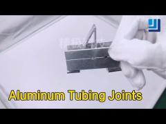 Industrial Aluminum Tubing Joints Flexible Recycling Sandblasting / Polishing