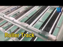 Steel Roller Track Black Wheel Heavy Duty 50mm Width Durable For Trolley