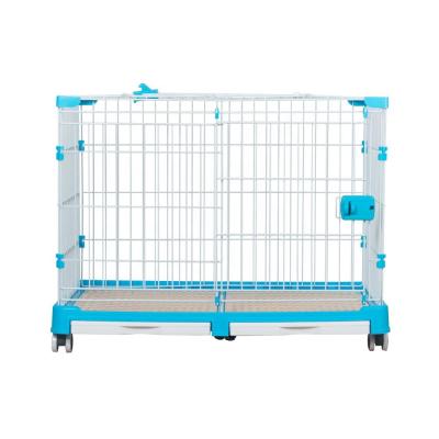 China Durable Mess Chew Resistant Make Metal Wire Cage Small Animal Cat Cages Dog Cages Airport Transport Crate for sale