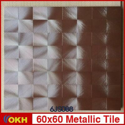 China Flexible Beautiful Glazed Metal Tiles Mannequin Window Display Metal Art Female Tile for sale