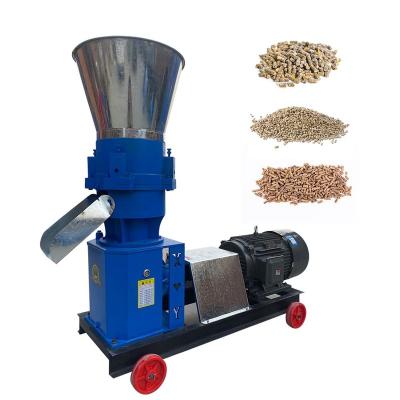 China Poultry farm chicken feed pellet machine, animal feed grinder with feed making mill diesel machine for sale for sale