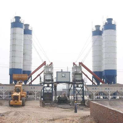 China Construction Material Shops Thailand New Design 90m3/h Concrete Batching Plant Electric Concrete Batching Plant for sale