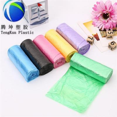 China Star Seal Customized Disposable Die Cut Mini Trash Garbage Bag Self Adhesive Roll for sale