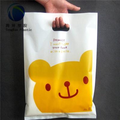 China A Disposable Large Size White Plastic Bag Commonly Used For Outlet Foods Clothing Gift for sale