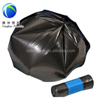 China Recyclable Recycled Plastic Garbage On-Roll Star Seal Bottom Bag HDPE Bag for sale