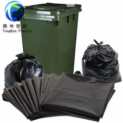 China Disposable Wholesale Commercial Black Box Liners 55 Gallon Garbage Bag for sale