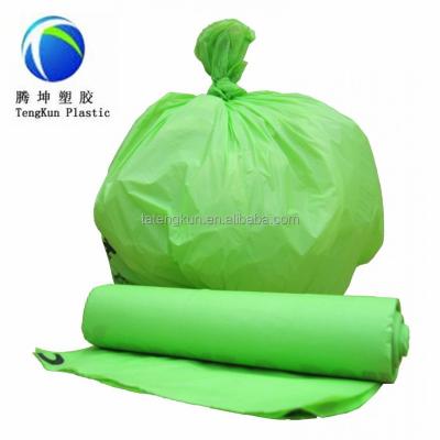 China 100% Environmentally Friendly Disposable Cornstarch Compostable Garbage Bags for sale