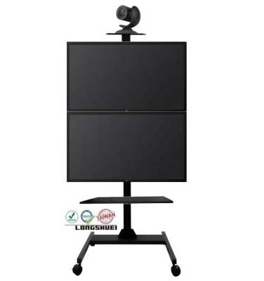 China Metal ; Aluminum; Portable MDF Cart TV Stand for sale