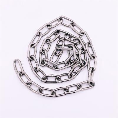 China Offshore Conveyor Chain Stainless Steel Link Chain 304 316 Short Grade Purpose Metal Link Marine Lifting for sale