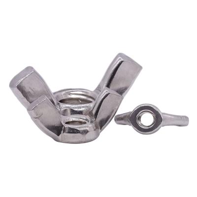 China Heavy Industry 304 Stainless Steel 316 Wing Nut Fastener Parts M4-M24 DIN315 Wing Nut for sale