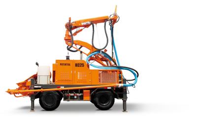 China Wet Concrete Shotcrete Machine 10T Weight for sale